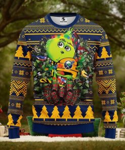 Buffalo Sabres Grinch Hug Christmas Ugly Sweater