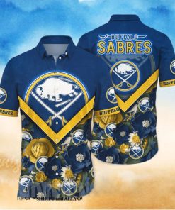 Buffalo Sabres NHL Floral All Over Printed Classic Hawaiian Shirt