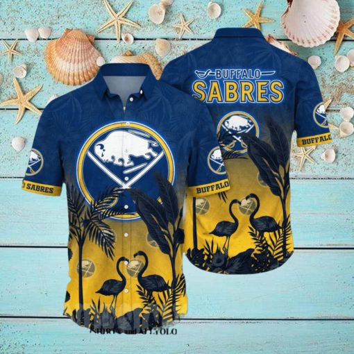 Buffalo Sabres NHL Floral Full Print 3D Hawaiian Shirt