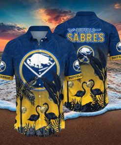 Buffalo Sabres NHL Floral Full Print 3D Hawaiian Shirt