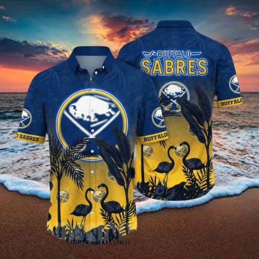 Buffalo Sabres NHL Floral Full Print 3D Hawaiian Shirt