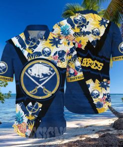 Buffalo Sabres NHL Floral Full Print Hawaiian Shirt