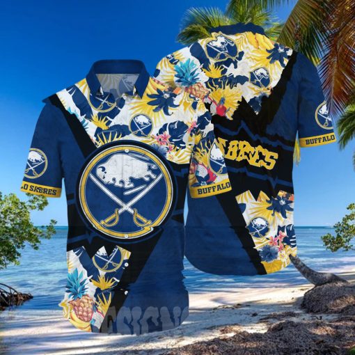 Buffalo Sabres NHL Floral Full Print Hawaiian Shirt