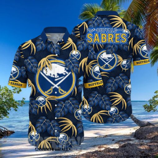 Buffalo Sabres NHL Flower Full Printed Classic Hawaiian Shirt