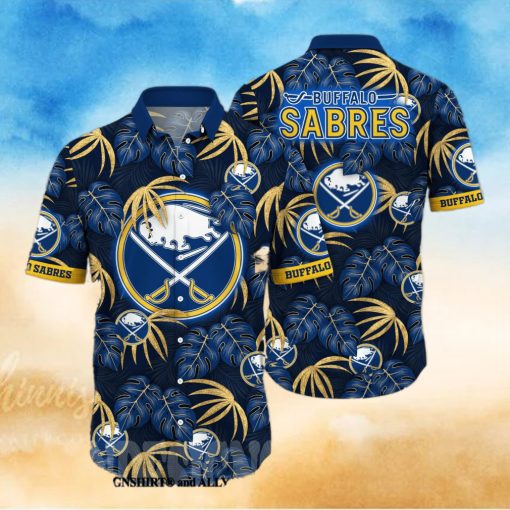 Buffalo Sabres NHL Flower Full Printed Classic Hawaiian Shirt