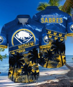 Buffalo Sabres NHL Flower Full Printed Hawaiian Shirt