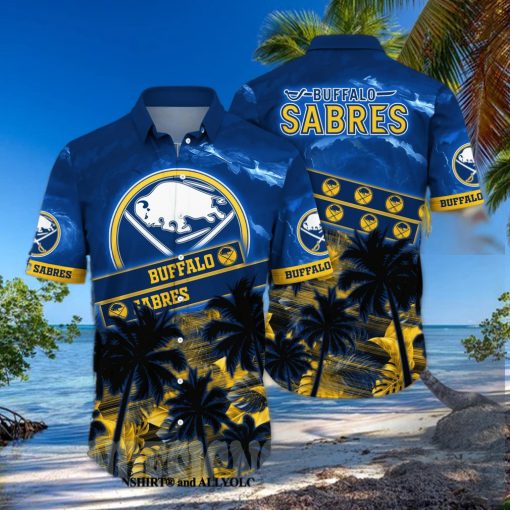 Buffalo Sabres NHL Flower Full Printed Hawaiian Shirt