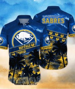 Buffalo Sabres NHL Flower Full Printed Hawaiian Shirt