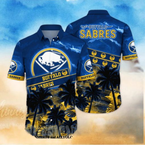 Buffalo Sabres NHL Flower Full Printed Hawaiian Shirt