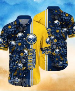 Buffalo Sabres NHL Flower Full Printing Unisex Hawaiian Shirt