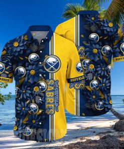 Buffalo Sabres NHL Flower Full Printing Unisex Hawaiian Shirt