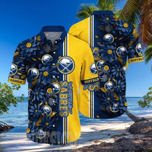 Buffalo Sabres NHL Flower Full Printing Unisex Hawaiian Shirt