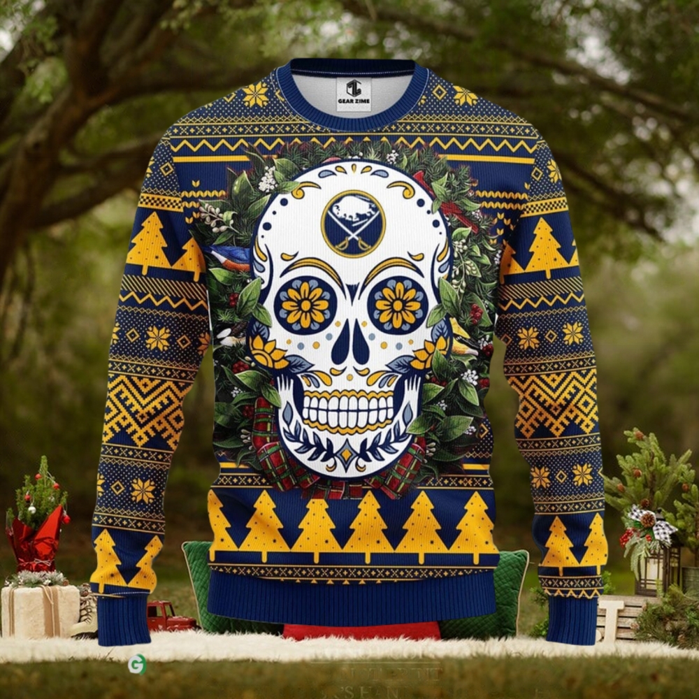 Buffalo Sabres Skull Flower Ugly Xmas Ugly Christmas Sweater Best Christmas Gift Ideas Buffalo Sabres Skull Flower Ugly Xmas Ugly Christmas Sweater Best Christmas Gift Ideas