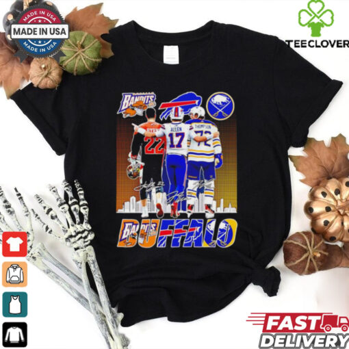 Buffalo Sport Byrne Bisons Allen Bills And Thompson Sabres shirt