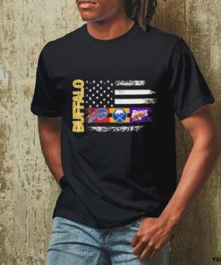 Buffalo Sport Team 2023 American flag Champions Logo shirt