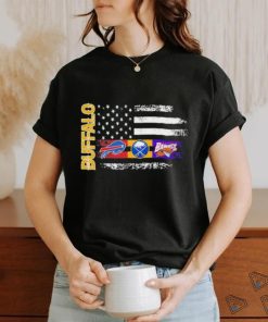 Buffalo Sport Team 2023 American flag Champions Logo shirt