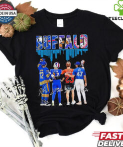 Buffalo Sports Teams Thompson Allen Steve Priolo, Kay Signatures Shirt
