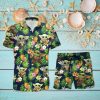 Buffalo Trace Beer Baby Yoda Tropical Flowery Hawaiian Shirt