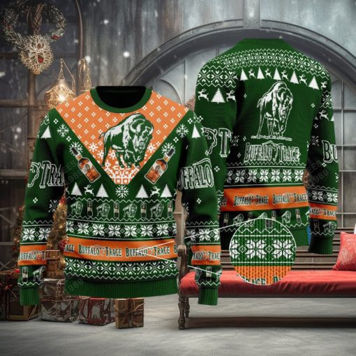 Buffalo Trace Whiskey Knitted Xmas Sweater Gift Men And Women