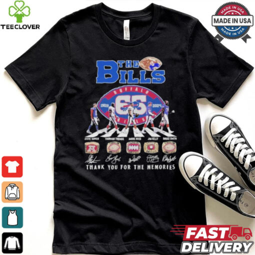 Buffalo bills the bills of super bowl rings thank you for 65 years shirt
