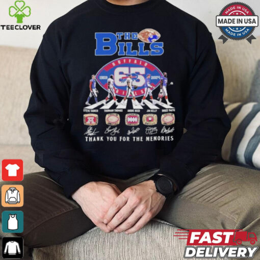 Buffalo bills the bills of super bowl rings thank you for 65 years shirt