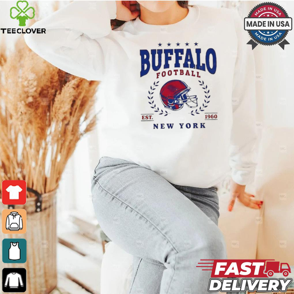 Buffalo football est 1960 New York school style shirt Buffalo football est 1960 New York school style shirt
