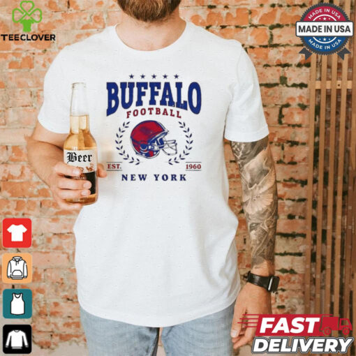 Buffalo football est 1960 New York school style shirt