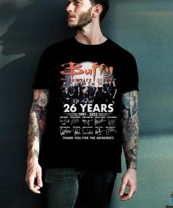 Buffy The Vampire Slayer 26 Years 1997 2023 Thank You For The Memories Signatures Shirt
