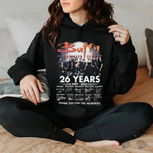 Buffy The Vampire Slayer 26 Years 1997 2023 Thank You For The Memories Signatures Shirt