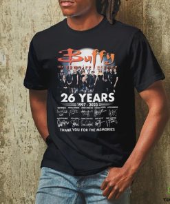 Buffy The Vampire Slayer 26 Years 1997 2023 Thank You For The Memories Signatures Shirt