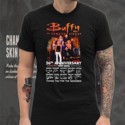 Buffy the Vampire Slayer 26th anniversary 1997 2023 thank you for the memories shirt