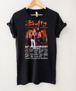 Buffy the Vampire Slayer 26th anniversary 1997 2023 thank you for the memories shirt