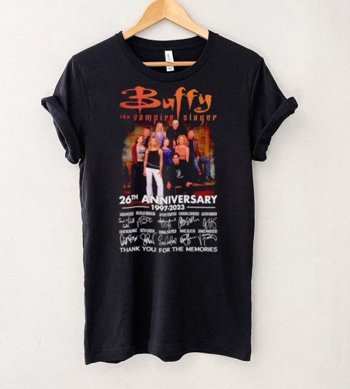 Buffy the Vampire Slayer 26th anniversary 1997 2023 thank you for the memories shirt