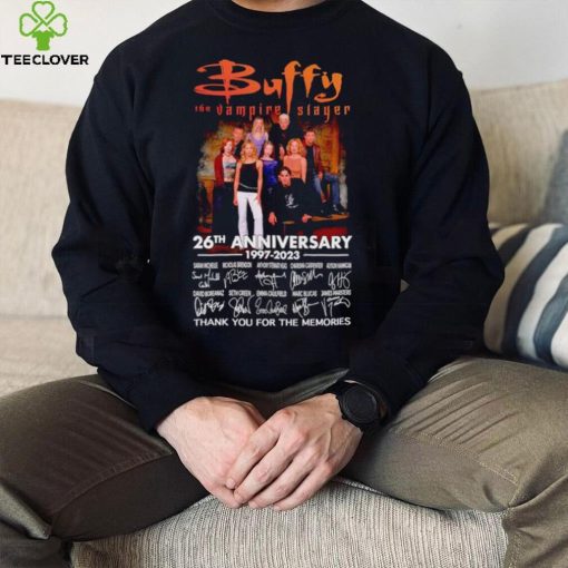 Buffy the Vampire Slayer 26th anniversary 1997 2023 thank you for the memories shirt