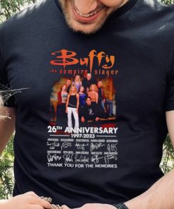 Buffy the Vampire Slayer 26th anniversary 1997 2023 thank you for the memories shirt
