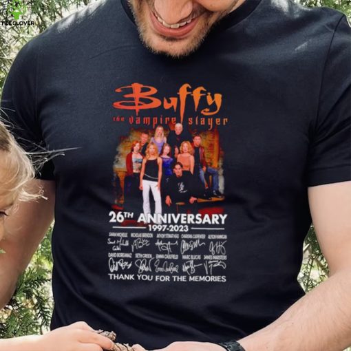 Buffy the Vampire Slayer 26th anniversary 1997 2023 thank you for the memories shirt