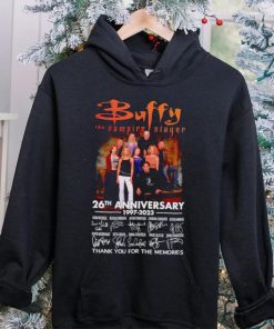 Buffy the Vampire Slayer 26th anniversary 1997 2023 thank you for the memories shirt