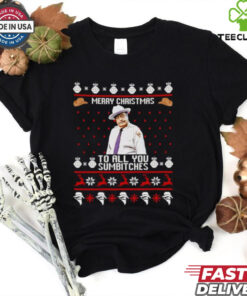 Buford T. Justice Merry Christmas to all you sumbitches Christmas shirt