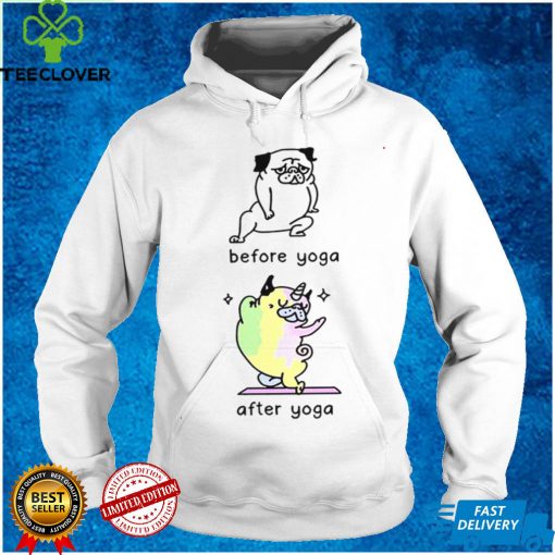 Bug Before yoga after yoga shirt tee
