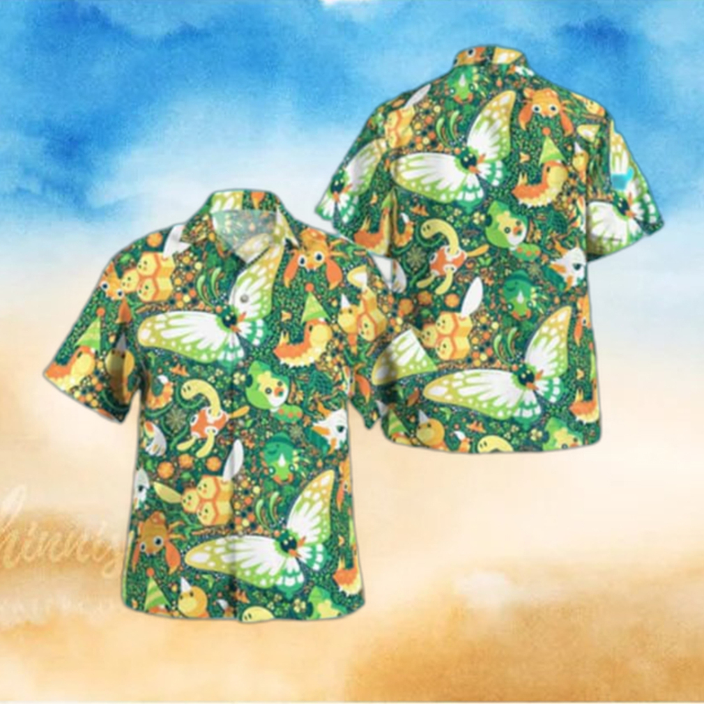 Bug Pokemon Hawaiian Shirt Gift For Beach Vacation Bug Pokemon Hawaiian Shirt Gift For Beach Vacation