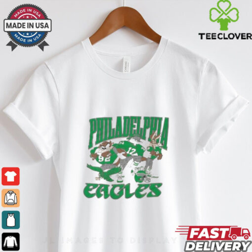 Bugs Bunny And Tasmania Devil Wile E Coyote Philadelphia Eagles Looney Tunes X Philly T shirts