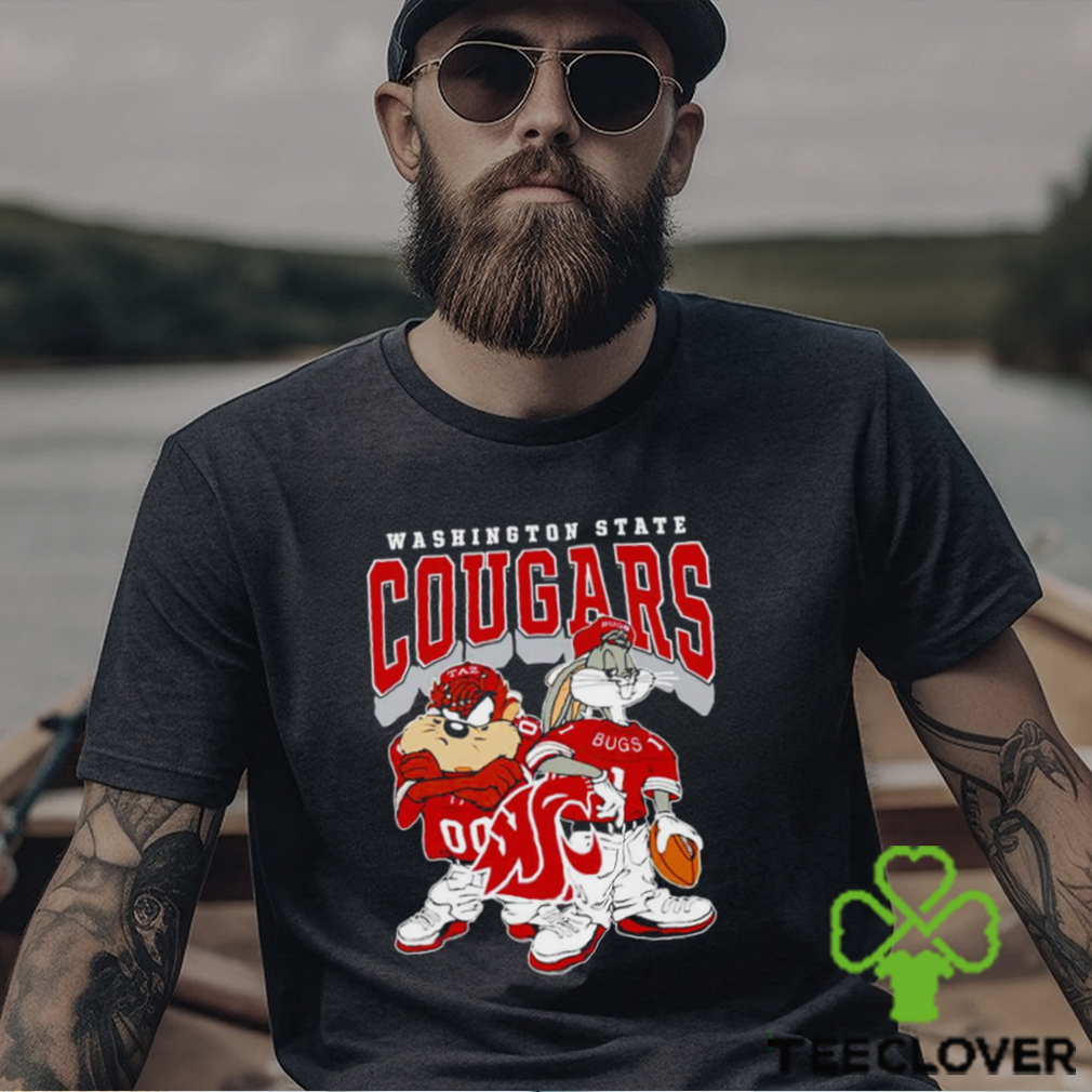 Bugs Bunny And Taz Washington State Cougars Shirt Bugs Bunny And Taz Washington State Cougars Shirt