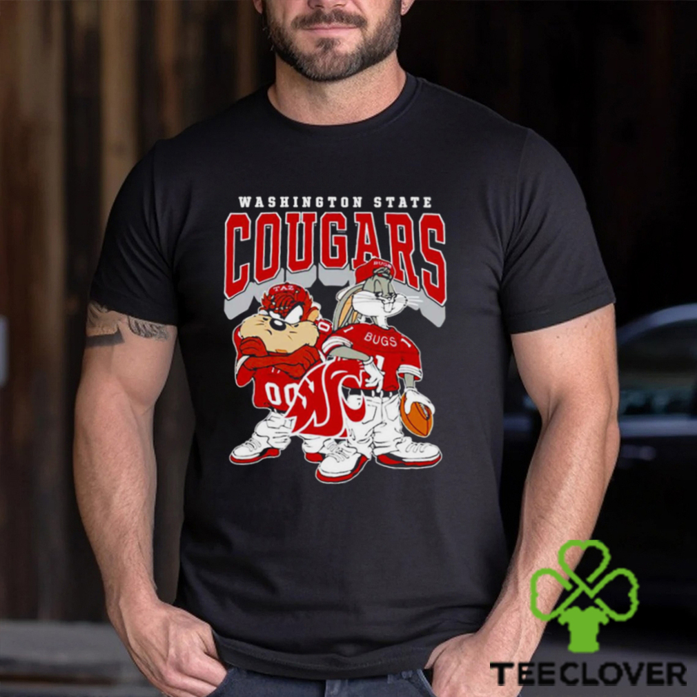 Bugs Bunny And Taz Washington State Cougars Shirt Bugs Bunny And Taz Washington State Cougars Shirt