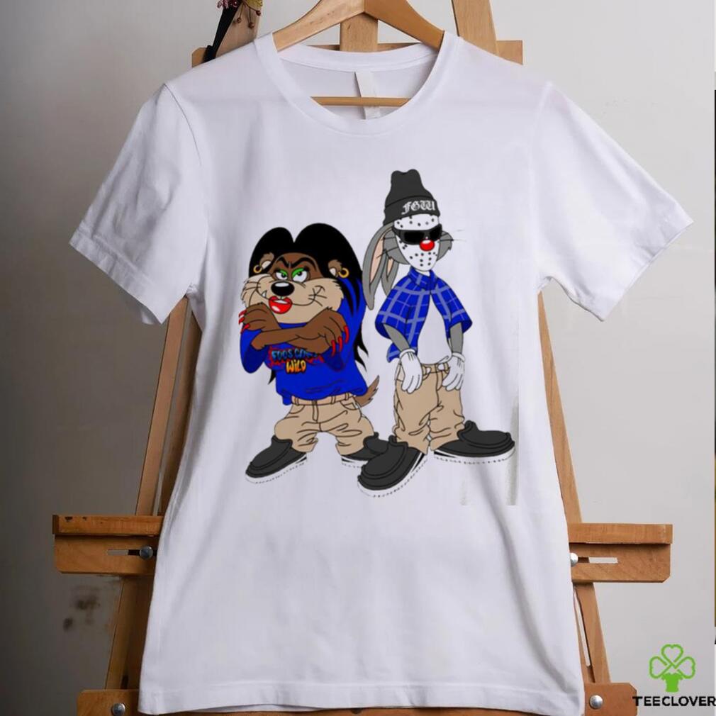 Bugs Bunny and Tasmanian Devil Looney tunes cartoon shirt Bugs Bunny and Tasmanian Devil Looney tunes cartoon shirt