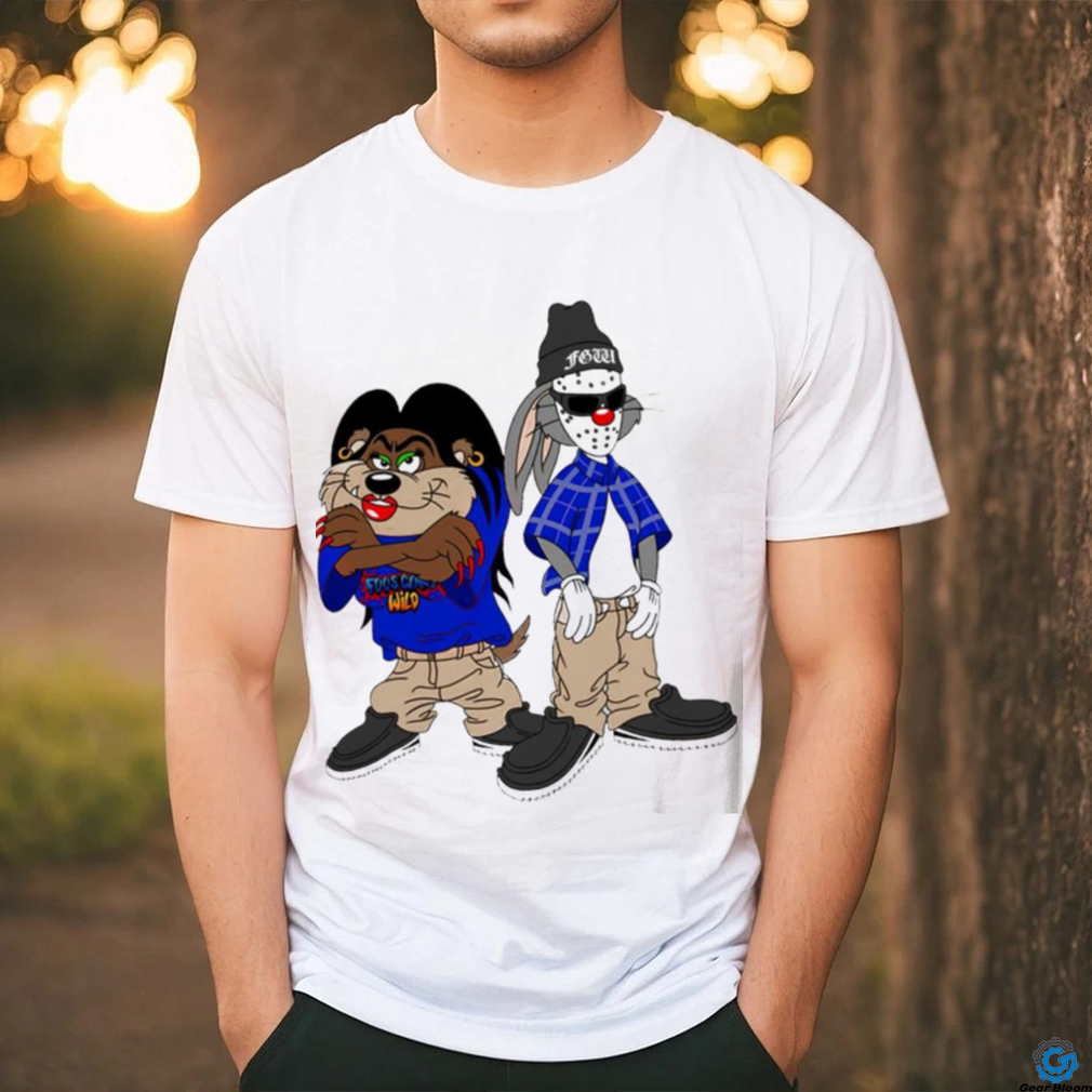 Bugs Bunny and Tasmanian Devil Looney tunes cartoon shirt Bugs Bunny and Tasmanian Devil Looney tunes cartoon shirt