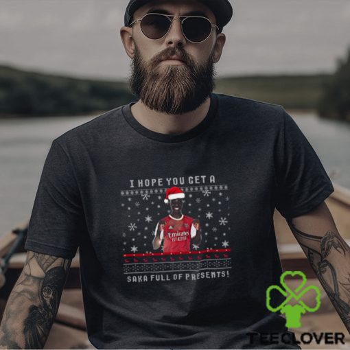 Bukayo Saka Arsenal Christmas T Shirt