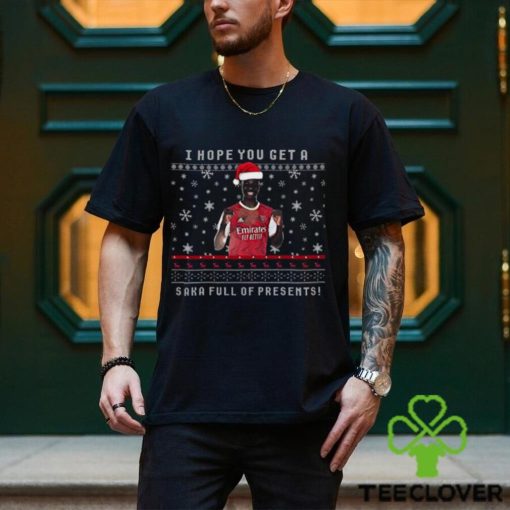 Bukayo Saka Arsenal Christmas T Shirt