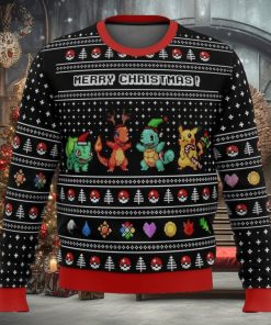 Bulbasaur Charmander Squirtle Ugly Christmas Sweater