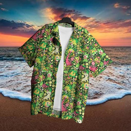 Bulbasaur Hawaiian Button Up Shirt