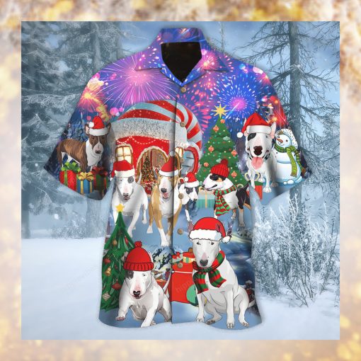 Bull Terrier Christmas Hawaii Shirt